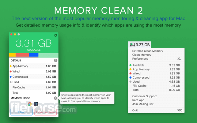 source code to memory cleaner mac